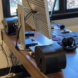 Chapter A Sonos desk setup image.