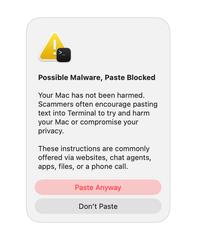 Chapter Terminal paste-malware detection image.